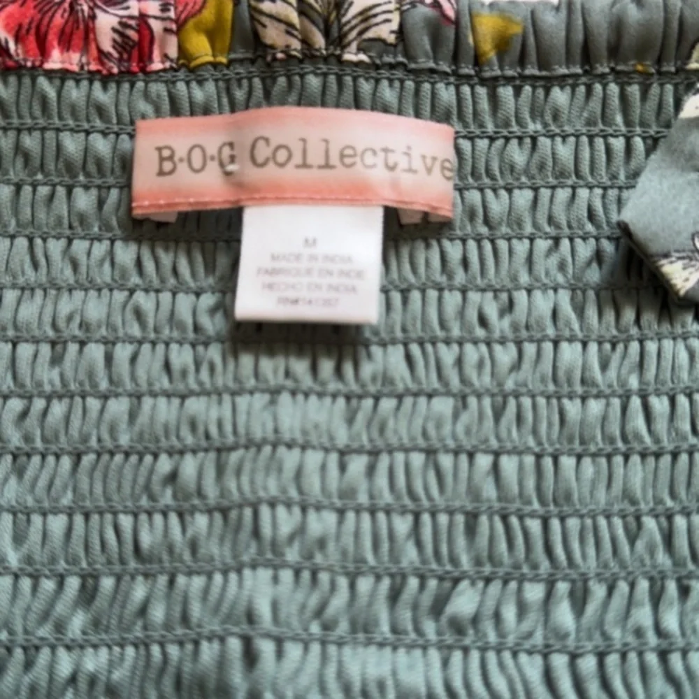 Bog collective Floral Print corset top, women's size M. - Picture 5 of 5